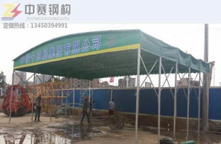移動(dòng)大排檔帳篷伸縮大型倉(cāng)庫(kù)帳棚 推拉遮雨篷與活動(dòng)車庫(kù)的紡織品解決方案